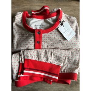 Hearth & Hand with Magnolia Men’s two piece Christmas pajamas set size XL Tall